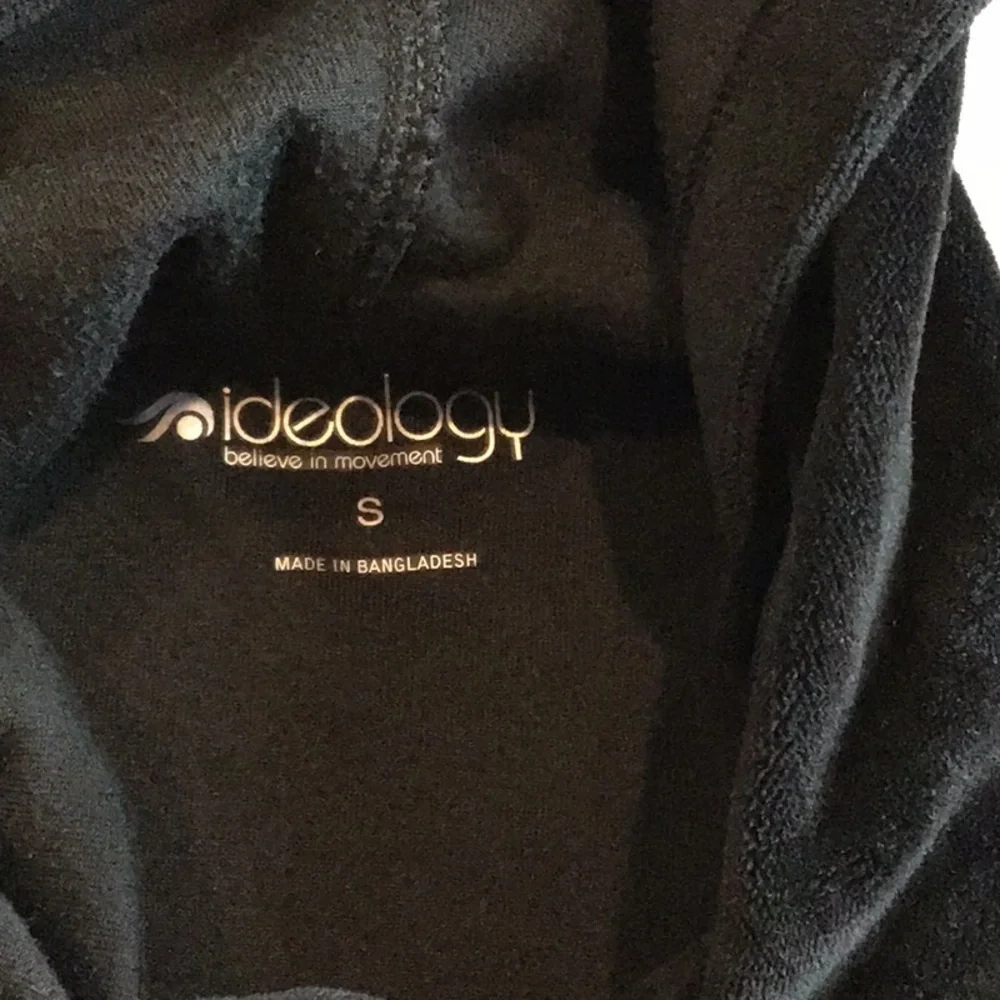 Ideology - Black velour jogger set.